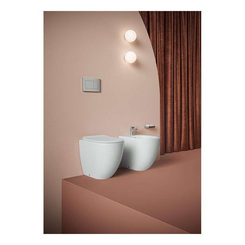 WC AU SOL AU MUR AVEC FICHIER VORTICE 2.0 THE.REEL 37x52 ARTCERAM ARTCERAM - 1