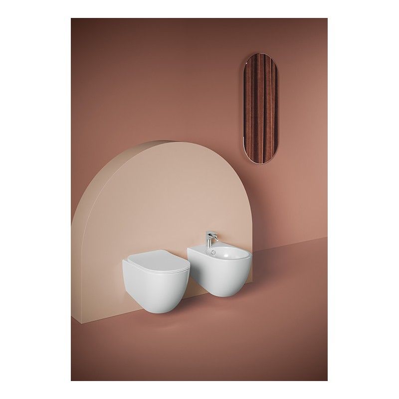 WALL-HUNG WC WITH DRAIN VORTICE FILE 2.0 THE.REEL 37x52 ARTCERAM ARTCERAM - 1