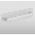 RETTANGOLO ACCESSORIES Maniglia e portasalvietta per vetro 60cm GESSI