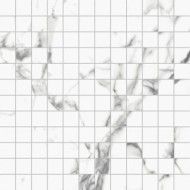 PRESTIGIO 30x30 STATUARIO APUANO GLAENZEND MOSAIK SQ - REFIN RB59 REFIN - 1