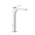 RILIEVO High basin mixer with waste and connection hoses. 25mm GESSI cartridge