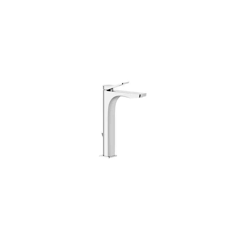 RILIEVO High basin mixer with waste and connection hoses. 35mm GESSI cartridge