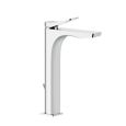 RILIEVO High basin mixer with waste and connection hoses. 35mm GESSI cartridge