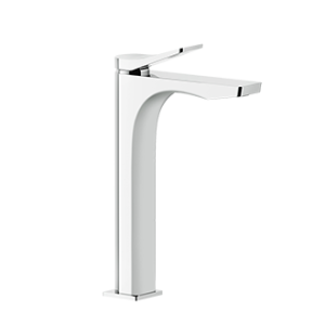 RILIEVO Miscelatore Lavabo alto senza scarico con flessibili di collegamento. Cartuccia 35mm GESSI