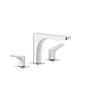 RILIEVO Mitigeur lavabo 3 trous sans vidage avec flexibles de raccordement GESSI