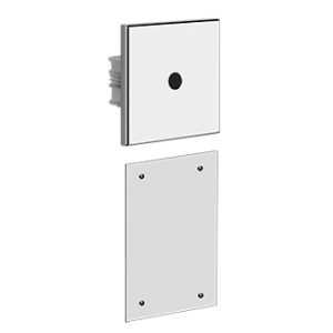 RILIEVO Partie externe Télécommande électronique murale avec boitier de réglage de la température et du débit GESSI