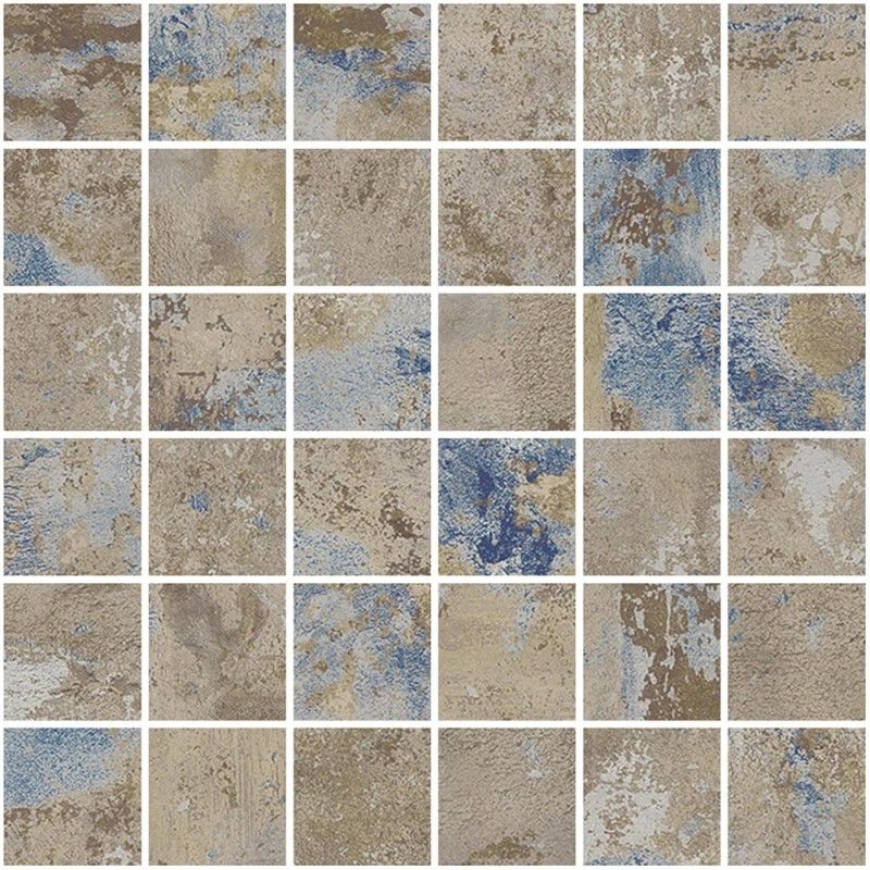 EVOKE  BLUE NATURAL 7 MM MOSAIK 5X5 29,75X29,75 - APARICI APARICI CERAMICA - 1