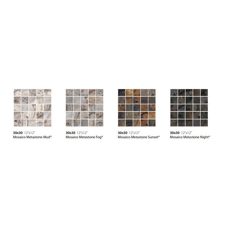 METASTONE MOSAICO 30x30   SUNSET - CERAMICA SANT'AGOSTINO CSAMMSSU30 CERAMICA SANT'AGOSTINO - 1