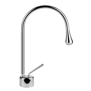 GOCCIA Miscelatore Lavabo bocca corta senza scarico con flessibili di collegamento GESSI