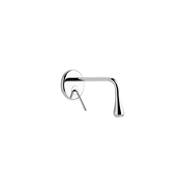 GOCCIA External part Wall-mounted short spout mixer without waste GESSI
