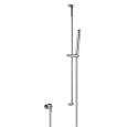 GOCCIA Sliding rail with water connection, anti-lime hand shower and 1.5m flexible hose GESSI