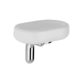 GOCCIA ACCESSORIES Porta sapone in GRES a parete bianco GESSI