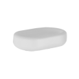 GOCCIA ACCESSORIES Porta sapone in GRES d'appoggio bianco GESSI