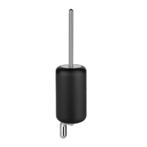 GOCCIA ACCESSORIES GESSI schwarzer Wand-Toilettenbürstenhalter aus GRES