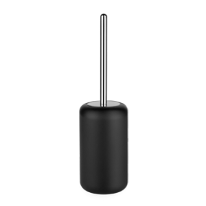 GOCCIA ACCESSORIES GESSI schwarzer freistehender Toilettenbürstenhalter aus GRES