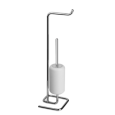 GOCCIA ACCESSORIES Lampadaire avec porte-rouleau et porte-brosse de toilette en blanc GESSI GRES