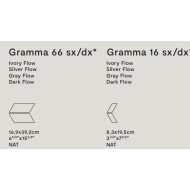WATERFALL GRAMMA 8,3x19,5 DX IVORY FLOW NAT - LEA CERAMICA LG0WFD2 LEA CERAMICHE - 1