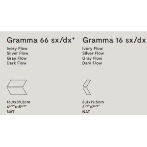 WATERFALL GRAMMA 8,3x19,5 DX SILVER FLOW NAT - LEA CERAMICA LG0WFD3 LEA CERAMICHE - 1