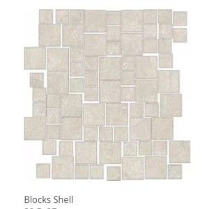 STONE LIFE BLOCKS SHELL MOSAIQUE 33,5X37 - CONTEMPORARY DESIGN FLORIM  779345 CONTEMPORARY DESIGN FLORIM - 1