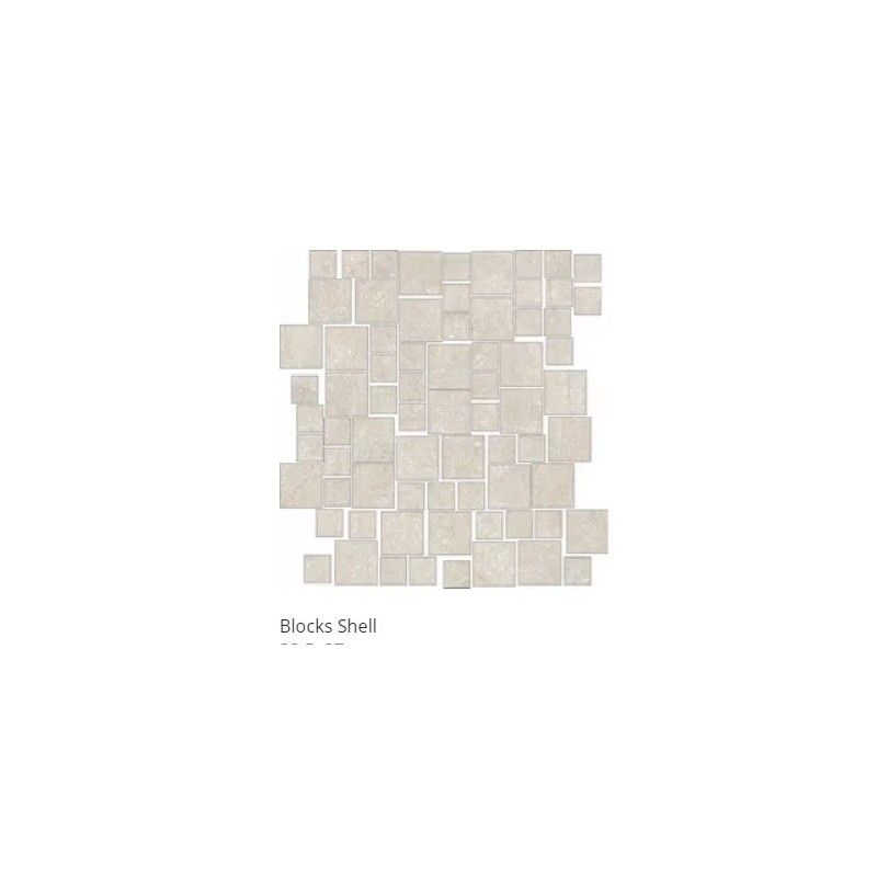 STONE LIFE BLOCKS SHELL MOSAICO 33,5X37 - CONTEMPORARY DESIGN FLORIM  779345 CONTEMPORARY DESIGN FLORIM - 1