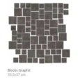 STONE LIFE BLOCKS GRAPHITE MOSAICO 33,5X37 - CONTEMPORARY DESIGN FLORIM  779347 CONTEMPORARY DESIGN FLORIM - 1
