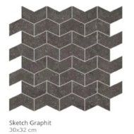 STONE LIFE SKETCH GRAPHITE MOSAICO 30X32 - CONTEMPORARY DESIGN FLORIM  779351 CONTEMPORARY DESIGN FLORIM - 1