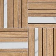 HONEY WOOD 30x30  Rigato NATURALE RETTIFICATO   (mix 5 essenze) - LA FABBRICA AVA 191049 LA FABBRICA AVA - 1