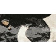 MINIATURE FREGIO NERO MAIOLICA 6x24 - CERAMICHE MARCA CORONA J369 CERAMICHE MARCA CORONA  - 1