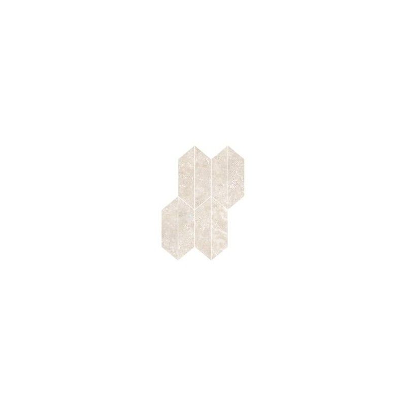 REALSTONE TRAVERTINO 29,4X40,7 CROSS BIANCO MOSAIQUE LOSANGA - RAGNO RCL9 RAGNO  - 1