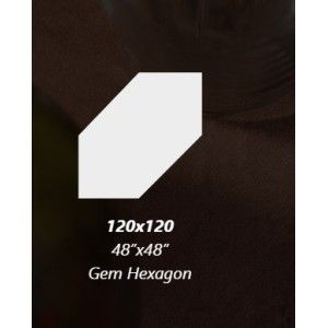 AROMAS Cocoa Soft Gem Hexagon 9mm - GIGACER 9AROMCOCOGEMHEXSOF GIGACER - 1