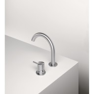 Z316 Countertop basin mixer with swivel spout L145 x h90mm - Rubinetteria Zazzeri 3300 1108 A01  - 1