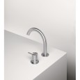 Z316 Miscelatore lavabo da piano con bocca girevole L145 x  h90mm - Rubinetteria Zazzeri 3300 1108 A01  - 1