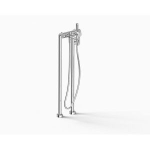 DA-DA 7 Mono Mitigeur bain extérieur sur tube - Robinetterie Zazzeri 4707 0450 A00  - 1