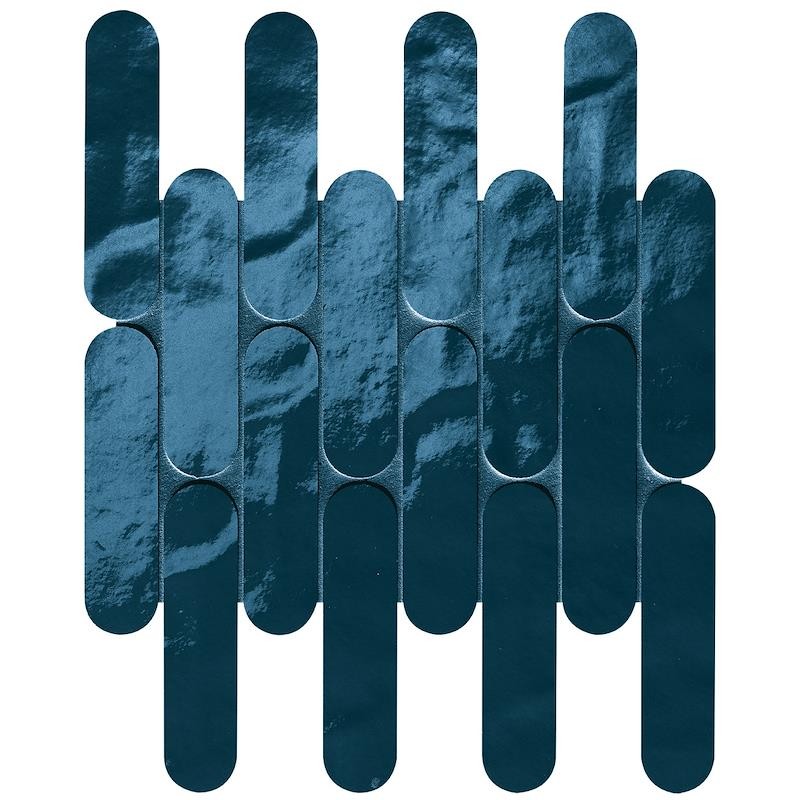 GLIM BLU NAVY CURVE MOSAIQUE 29X29,5 BRILL - FAP CERAMICHE fRNT FAP CERAMICHE - 1