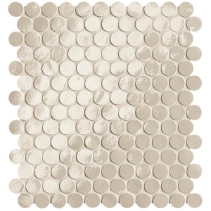 GLIM AVORIO ROUND MOSAICO 29,5X32,5 BRILL - FAP CERAMICHE fROF FAP CERAMICHE - 1