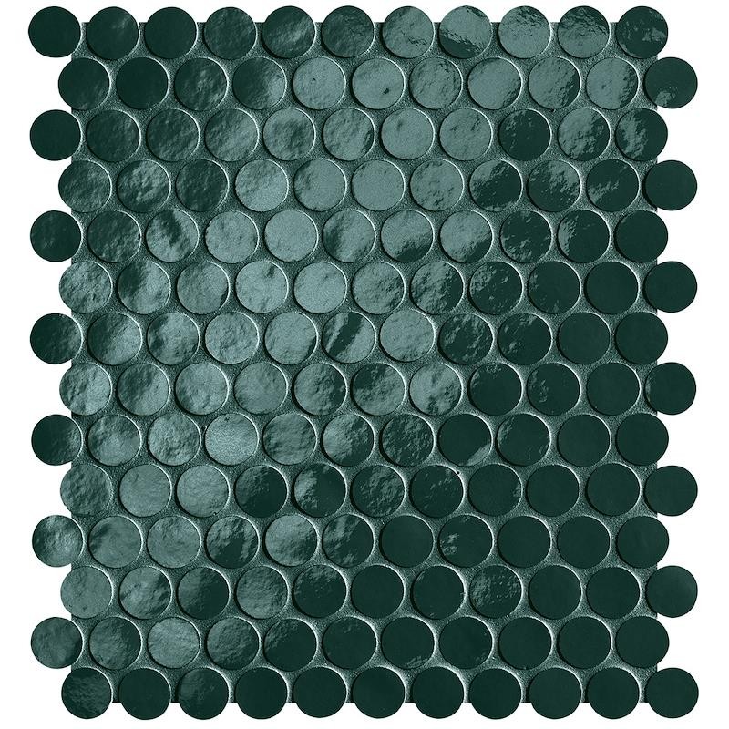 GLIM PETROLIO ROUND MOSAIQUE 29,5X32,5 BRILL - FAP CERAMICHE fROM FAP CERAMICHE - 1