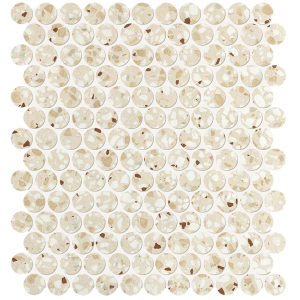 GLIM GEMME BEIGE ROUND MOSAICO 29,5X32,5 MATT - FAP CERAMICHE fRO8 FAP CERAMICHE - 1