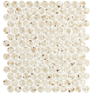 GLIM GEMME BEIGE ROUND MOSAICO 29,5X32,5 MATT - FAP CERAMICHE fRO8 FAP CERAMICHE - 1