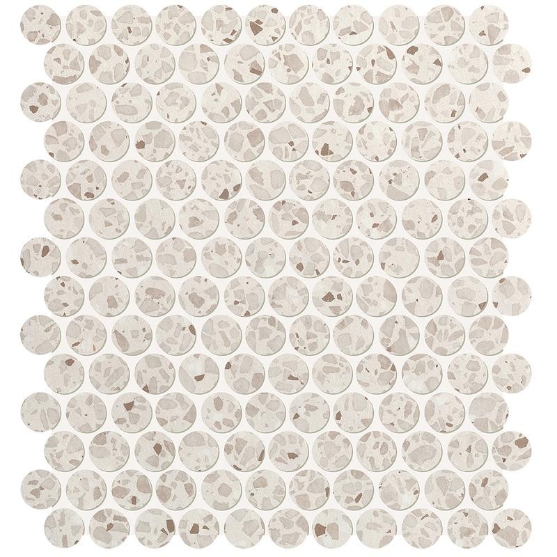 GLIM GEMME BIANCO ROUND MOSAICO 29,5X32,5 MATT - FAP CERAMICHE fRO9 FAP CERAMICHE - 1
