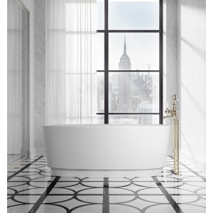 DOVE Freestanding bathtub in White Tec Plus L170.5 x H64.7 x D84.6 DEVON&DEVON - 1