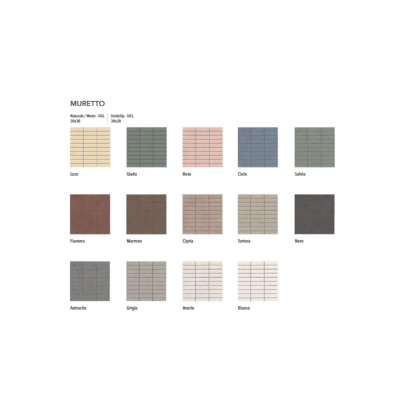 NUANCES MARRONE MURETTO 9MM  30X30 - ITALGRANITI GROUP NU08MB9 ITALGRANITI GROUP - 1