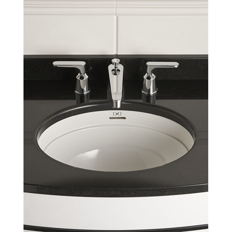 Twenties Batteria lavabo 3 fori con saltarello - Cromo DEVON&DEVON - 1