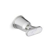 Twenties Inset Diverter - Chrome White Carrara DEVON&DEVON - 1