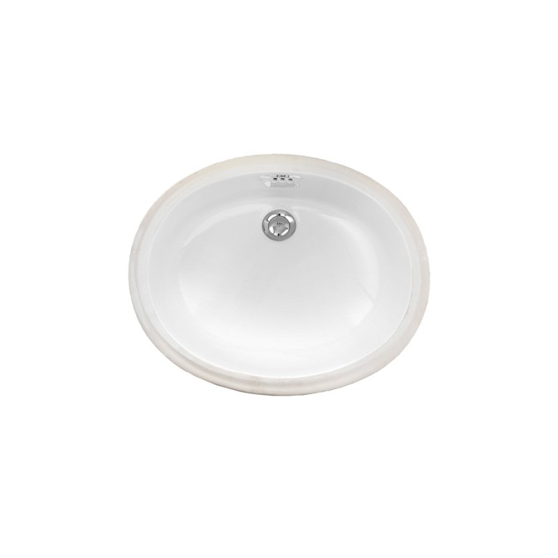 Weiß 50 Unterbauwaschbecken L50,5xH19xD41 Weiß DEVON&DEVON - 1