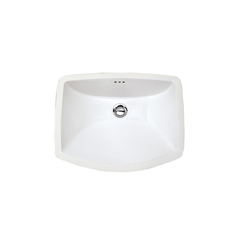 Westminster Lavabo sottopiano L50,5xH20xD40,8 Bianco DEVON&DEVON - 1