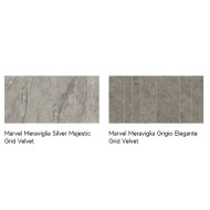 Marvel Meraviglia Grigio Elegante 59,5X118,2 Grid Velvet CERAMICHE ATLAS CONCORDE - 1