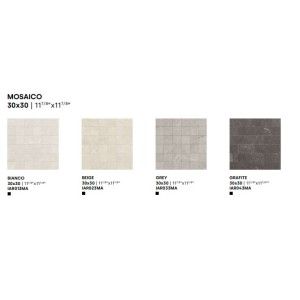 ARDESIA BIANCO MOSAIK 30X30 - IMPRONTA IAR013MA IMPRONTA - 1