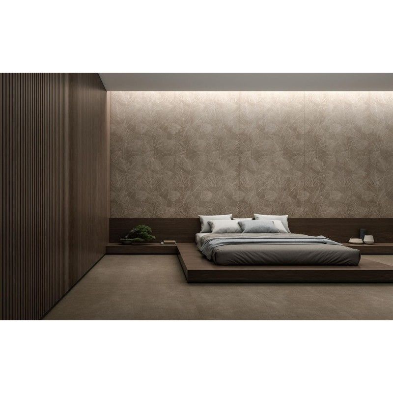 CONCRETE SIGNS DUST LEAVES 60X120 4.8MM  - GIGACER GIGACER - 1