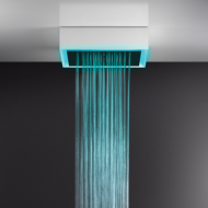 AFILO 500x500 ceiling / false ceiling chromotherapy multifunctional system with rain / waterfall / mist functions GESSI GESSI SP