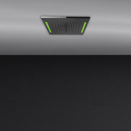 COLOUR Sistema multifunzione con cromoterapia a controsoffitto 350x350 con funzioni pioggia/cascata/nebulizzata GESSI GESSI SPA 